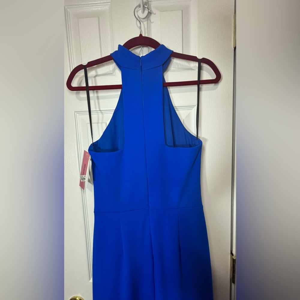 *CLEARANCE* NWT AQUA FOR BLOOMINGDALE’S SZ 4 COBALT BLUE Ruffle Hem Dress - Picture 6 of 12
